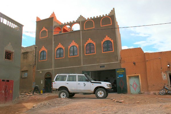 Ouarzazate: Die Unterkunft Bikershome von Peter