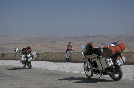 Abstieg vom Negev-Plateau