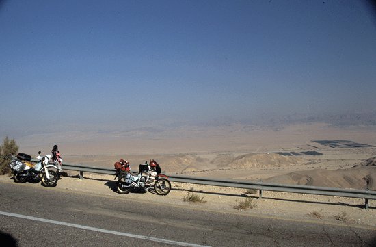Kurz vor Eilat: Blick auf die jordanischen Berge