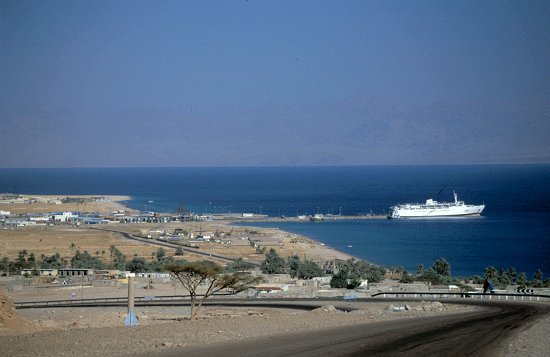 Unser Schiff nach Aqaba