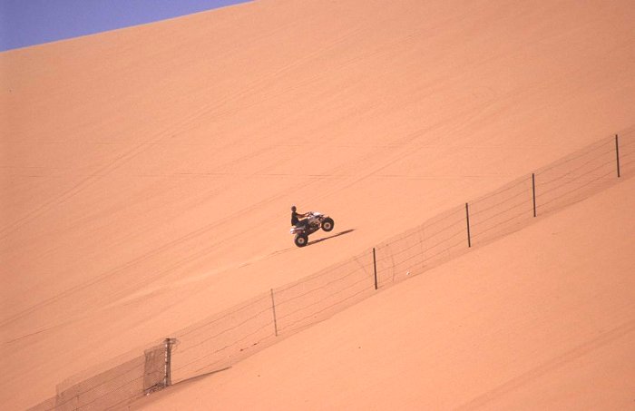 Ideal fr Quads, für Motorräder ist der Sand zu weich :-(