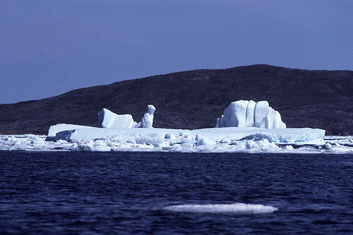 Küsten-Eis in der Okak Bay, Nord-Labrador