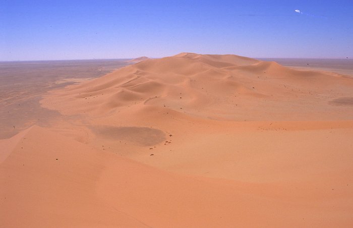 Ausblick von oben auf die Nachbardünen