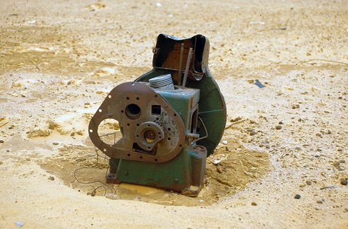 Der Pumpenmotor hat schon bessere Zeiten gesehen