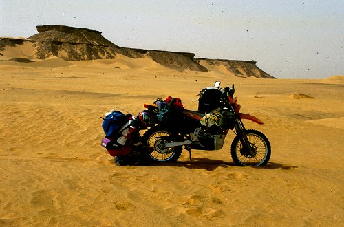 Der Sand wird tiefer, wir lassen die Luft etwas ab