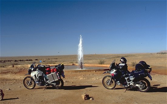 Artesischer Brunnen vor Erfoud