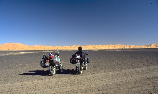 Übergang vom Reg in die Dünen