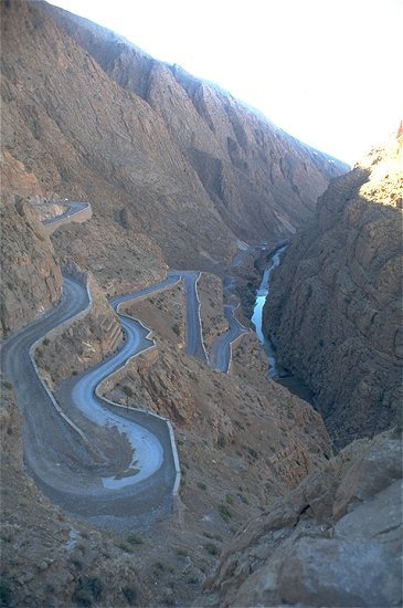 Blick in die Dades-Schlucht