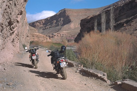 Piste nach Msehir