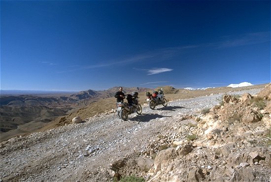 Fahrt auf der Route de Kasbah