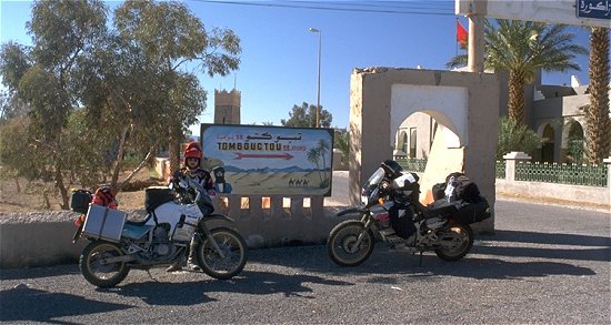 Das berühmte Schild in Zagora