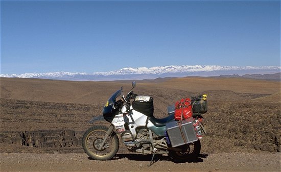 Ausblick auf den hohen Atlas