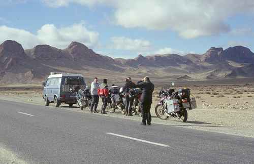 Der Marketenderwagen der Transalp-Freunde ;-)