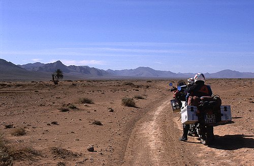 Auf der Piste von Tagmoute nach Fask (bei Guelmim).
