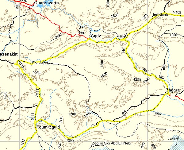 Piste von Agdz nach Bou Azzer (ca. 50 km)
