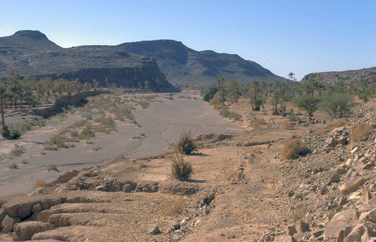 Die Flussbetten sind ausgetrocknet