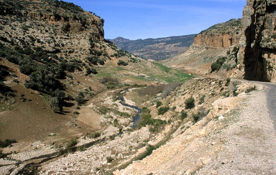 Gorges hinter dem Tizi-n-t-Quirra