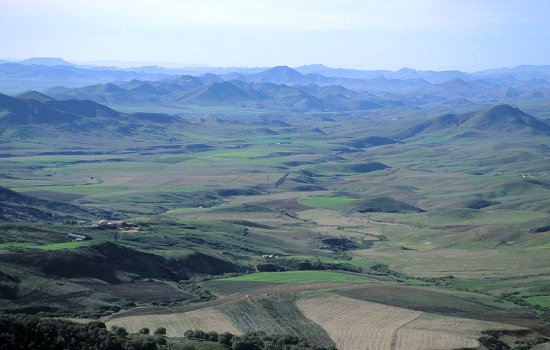 Blick über die Paysage d'Ito bei Azrou
