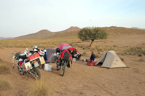 Nachtlager südlich von Oujda