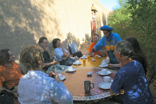 Treffen mit den anderen Teilnehmern der Maroc-Challenge