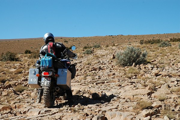 Unser schwierigstes Stück zwischen Todra und Dades