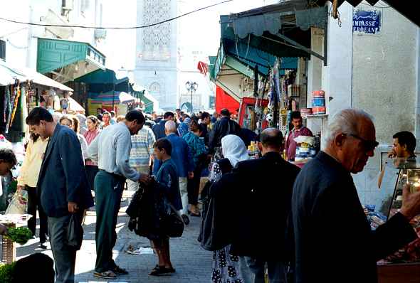 Bummel durch den Souk von Tunis
