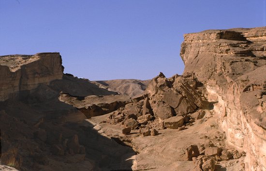 Die "Star Wars" Schlucht bei Sidi Bouhlel