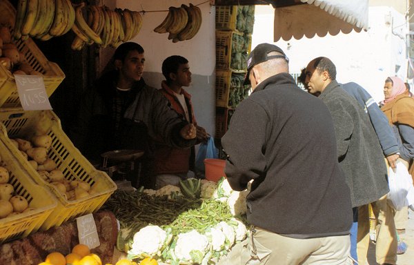 Einkaufen auf dem Markt