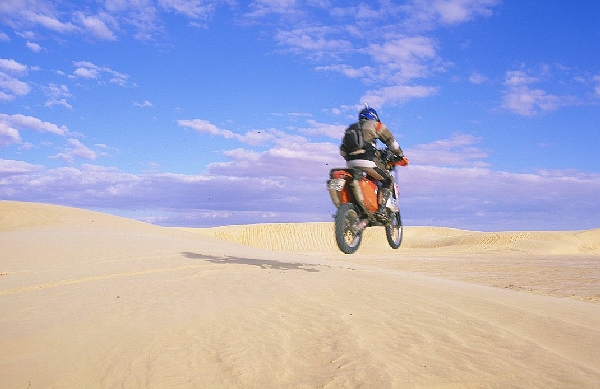 Torsten auf der KTM von Michael R.