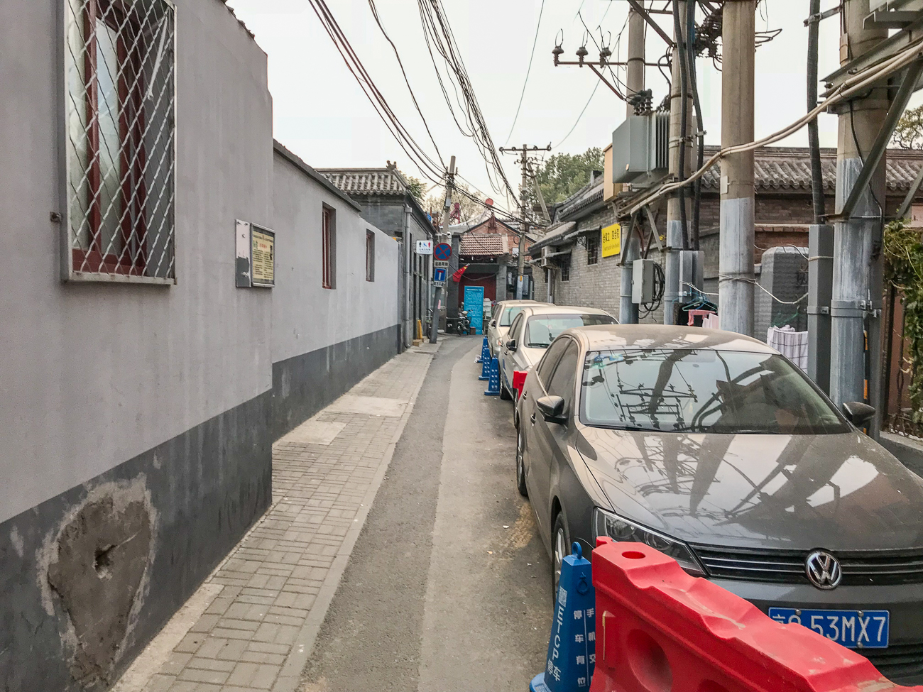 In diesem Hutong liegt unsere Unterkunft