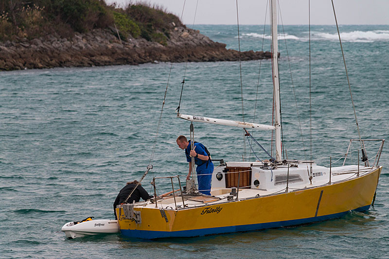 Auf dem Heimweg dann, eine kleine Rettungsaktion ...