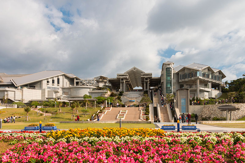 Das Okinawa Churaumi Aquarium ist das zweitgrößte Aquarium Japans