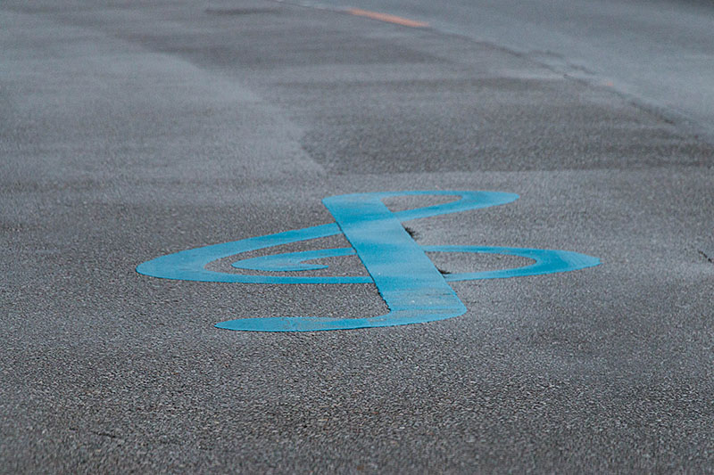 ... ergeben die Abrollgeräusche der Reifen eine Melodie