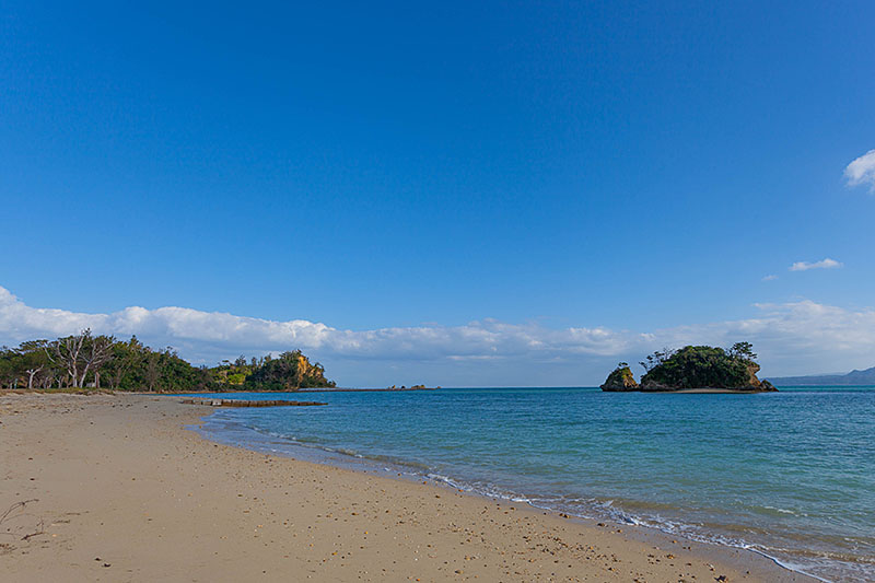 Küste bei Yagaji Island