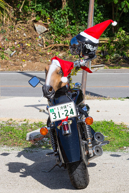 Weihnachtliche Harley ;-)
