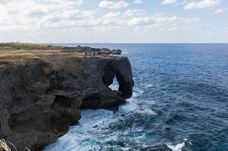 Auch hier gibt es eine Steilküste