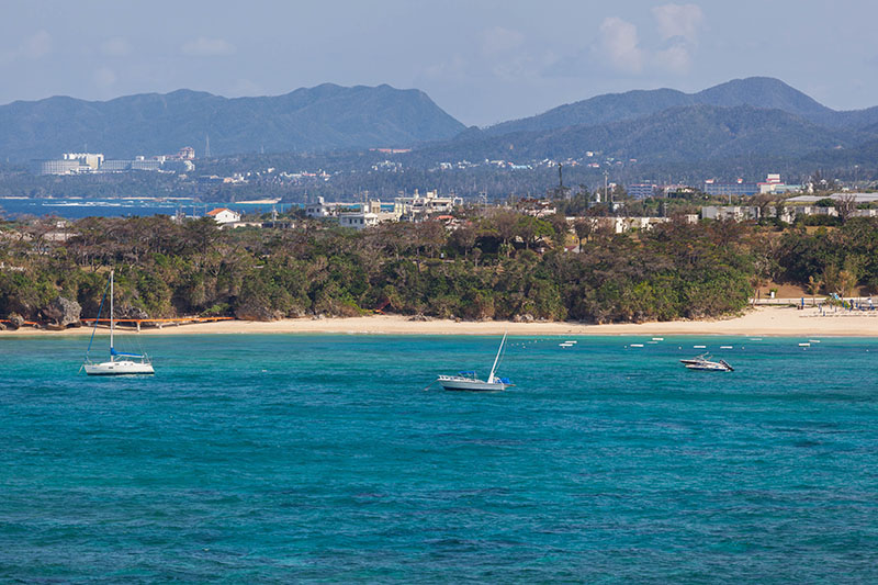 Blick über die Bucht