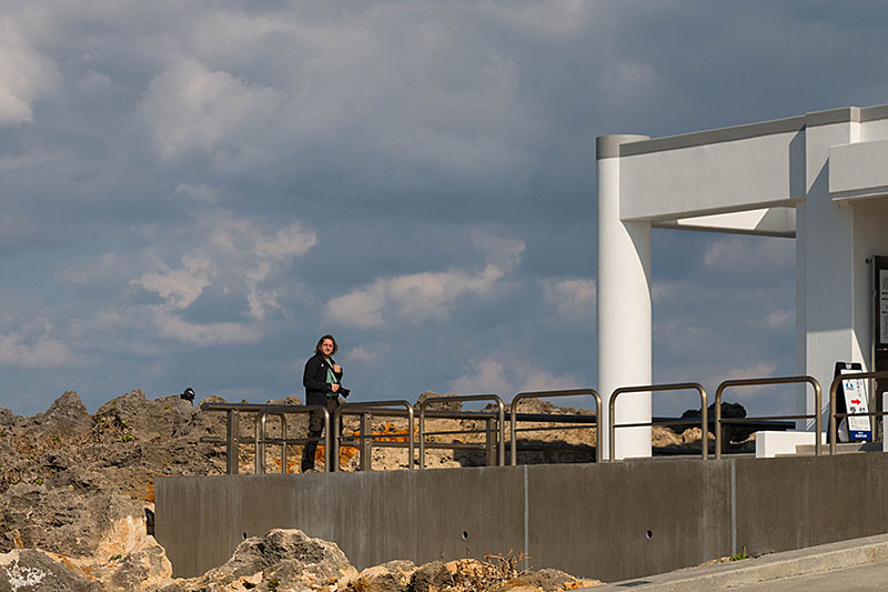 Carlo entdeckt am Leuchtturm ...