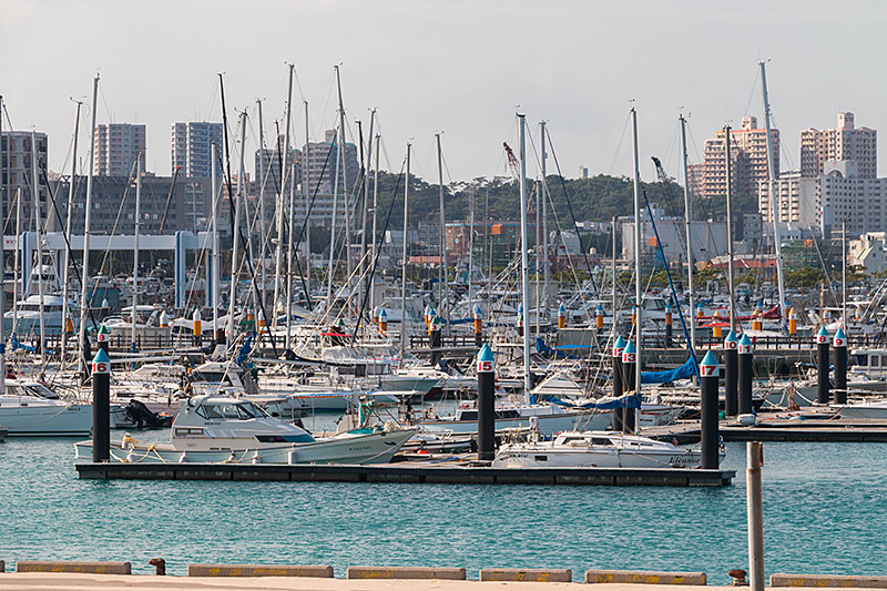 Der Yachthafen von Ginowan