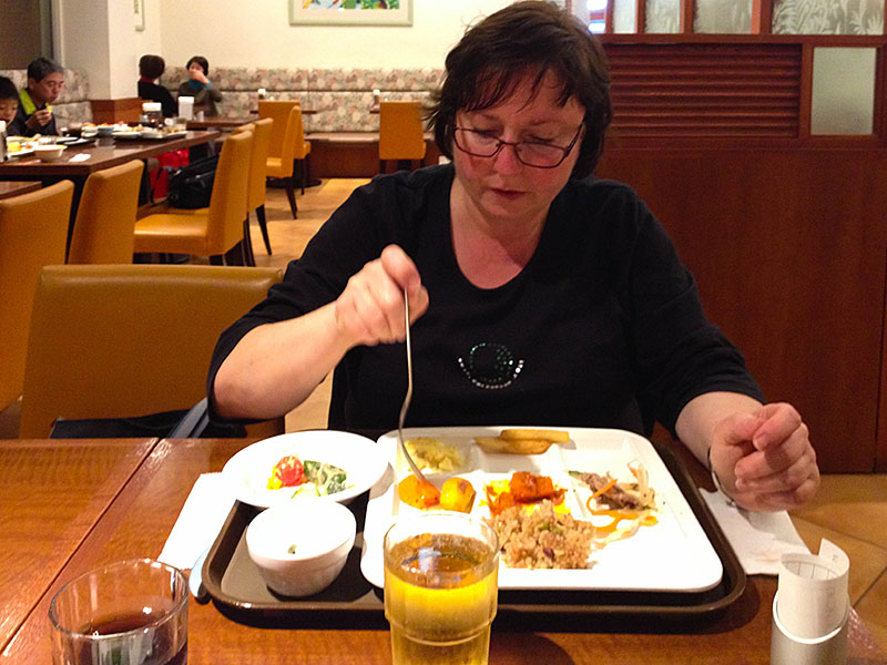 ... das Abendessen gibt es in einem Japanischen Restaurant