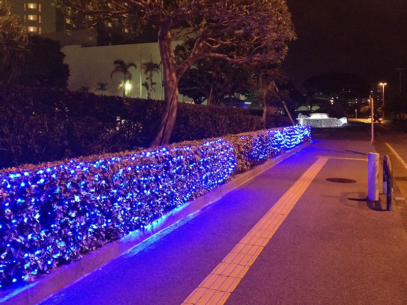 Was ist das? Das ist blaues Licht! Und was macht es? Es leuchtet blau ;-)