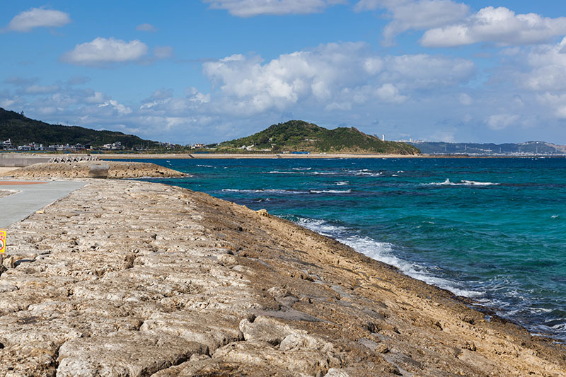 Türkisblaues Meer ...