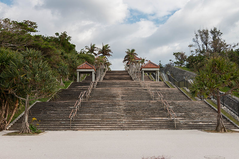 Aufgang zum Museumsdorf