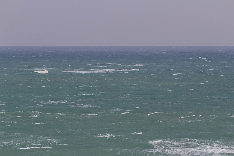 ... starker Wind und raue See. Zum Glück liegt unser heutiges Ziel im Landesinneren