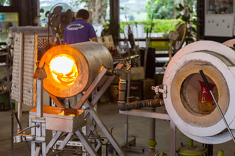 Eine Glasmanufaktur gibt es auch