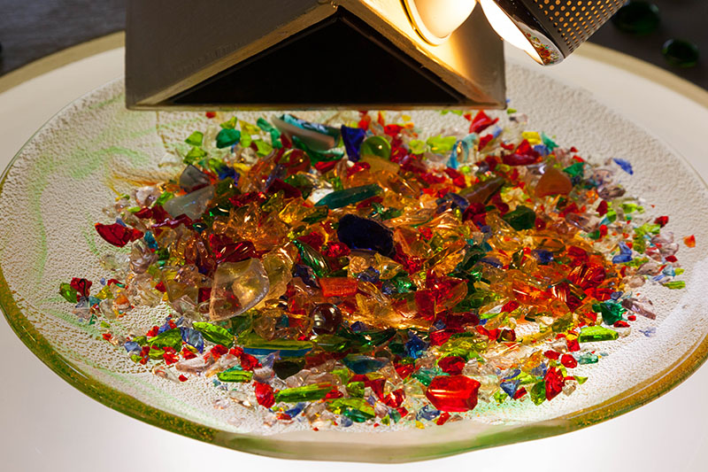 Glas in allen Farben