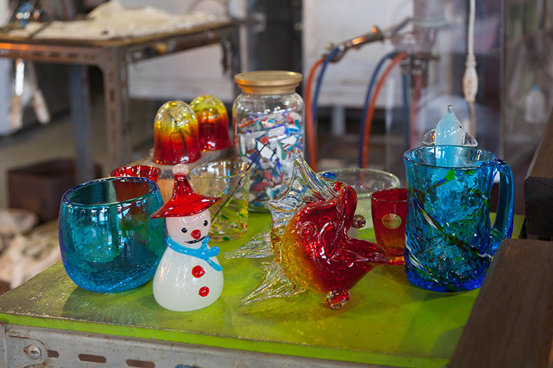 Eine kleine Auswahl an Glaskunst