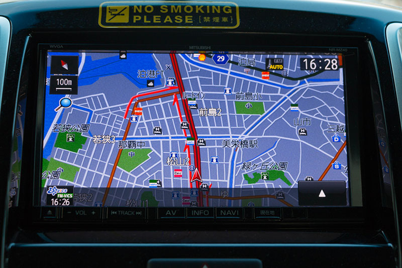 Das Navi hilft da wenig, da Schrift und Sprache auf Japanisch sind