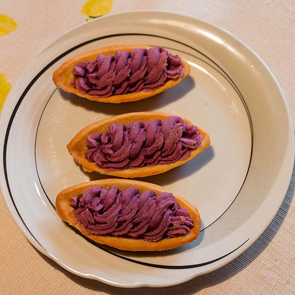 ... Küchlein aus Süßkartoffeln (Beni Imo)