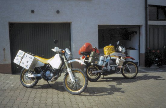 Abfahrtsbereit zur groen Tour